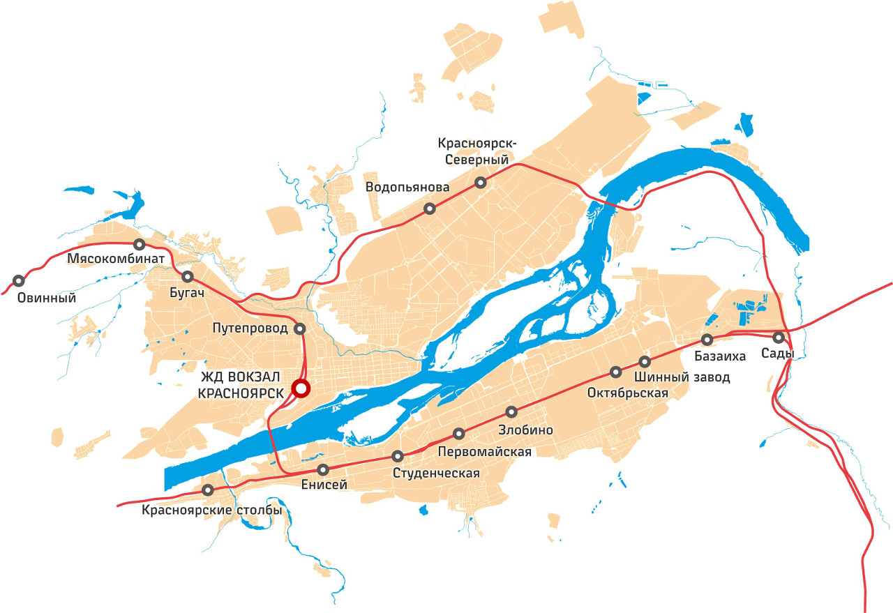 АО «КрасПригород» - Пригородные пассажирские железнодорожные перевозки ::  Планы развития