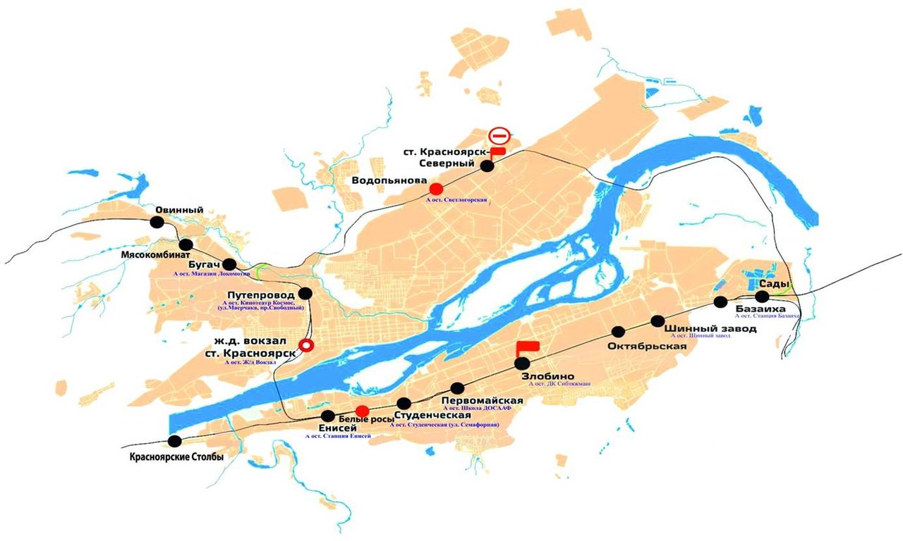 Карта северный красноярск. Станция Бугач Красноярск. Схема Красноярск Восточный. Станция Бугач Красноярск на карте. Карта электричек Красноярск.
